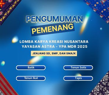 Pengumuman Pemenang Lomba Karya Kreasi Nusantara 2025