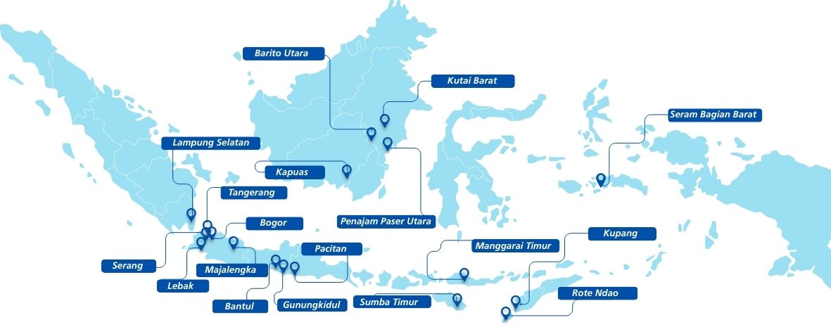 Peta Penyebaran Sekolah Binaan